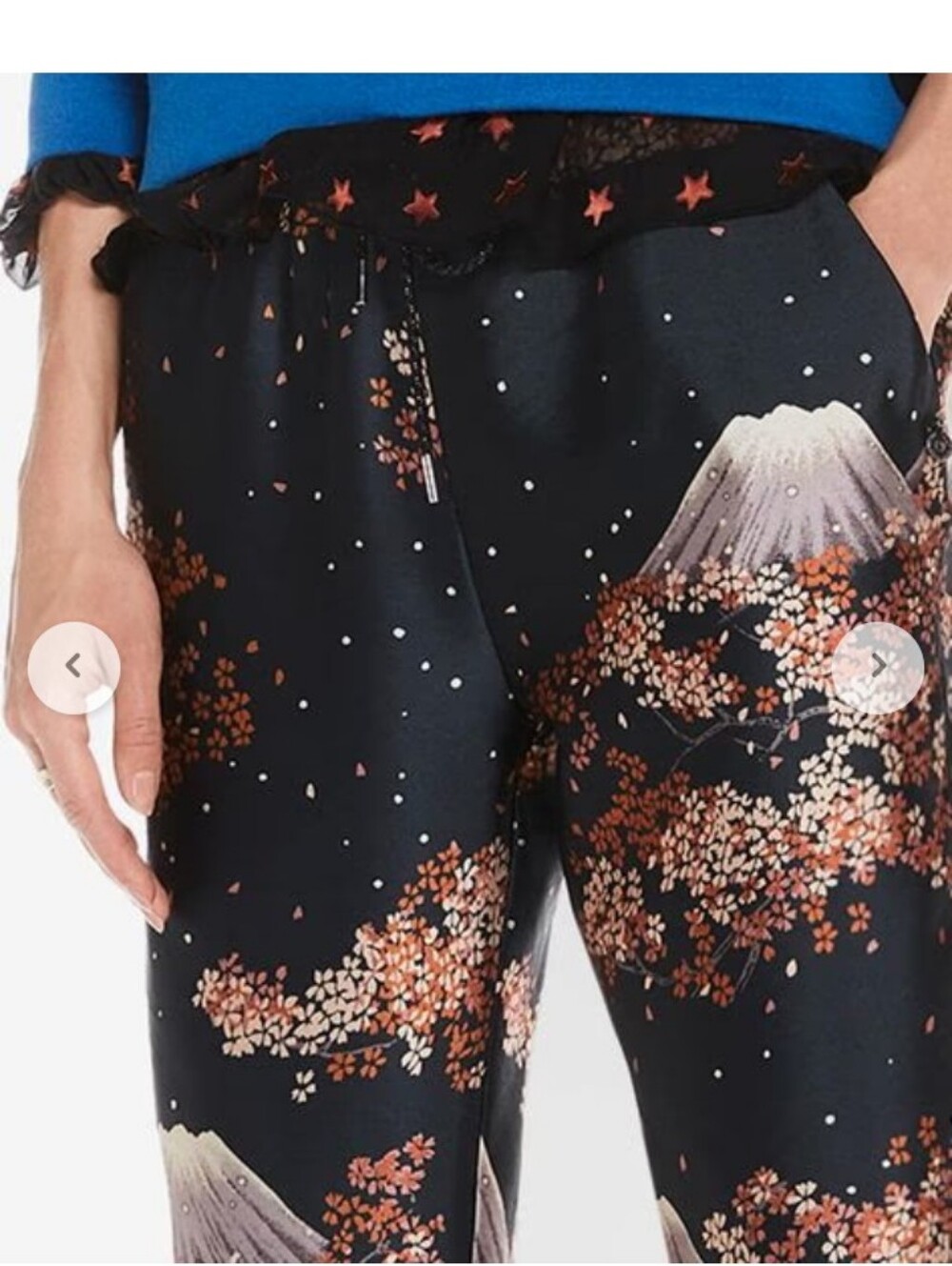Mount Fuji Cherry Blossom Silky Scotch And Soda Jogger